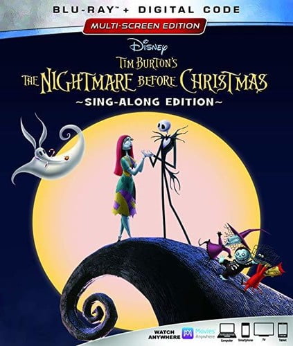 Tim Burton’s The Nightmare Before Christmas Polyester Santa Hat 25th Year 