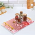 thumbnail image 5 of Ryvnso Peony Flower Bathroom Tray Vanity Countertop Trays Acrylic Organizer, 5 of 7