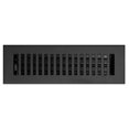 thumbnail image 1 of Madelyn Carter Contemporary Vent Cover Solid Cast Aluminum Interior Controls Air Flow 2 X 10 Inches (Overall Face: 3.75 X 11.5 Inches) Matte Black, 1 of 1