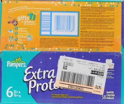 pampers extra protection diapers size 6 super pack 58 count
