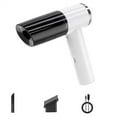 thumbnail image 1 of facefd Car Vacuum Cleaning 5000PA Foldable Rechargeable Handheld Suction Duster Detachable Auto Table Blanket Bookshelf Dust Black White, 1 of 6