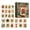 Green, variant on Mahjong Tiles Advent Calendar, 24 Day Countdown with Collectible Acrylic Game Tiles, Holiday Surprise Gift