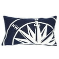 thumbnail image 2 of Liora Manne Visions II Compass Indoor Outdoor Decorative Pillow Marine, 2 of 2