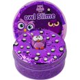 thumbnail image 1 of shiyou-Owl Purple Gold Foil Slime, Good Stretchy & Non-Sticky Premade Slime, Slime Party Favors for Kids, Slime Sensory Toys for Birthday Easter Hallowmas Christmas Girls Gifts & Boys Gifts, 1 of 4
