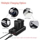 thumbnail image 4 of Enegon En-El15C En-El15A /B Baterías (2 Unidades) Y Kit De Cargador Dual Led Inteligente Para Cámaras Digitales Nikon Zf Z6 Z7 Z8 D7500 D7000 D7100 D7200 D500 D600 D610 D750 D780 D800 D810 D800E D810A, 4 of 7