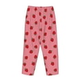 thumbnail image 5 of Naloa Strawberries Print Women’s Ultra-Soft Comfy Pajama Lounge Pants with Pockets & Drawstring, 5 of 8