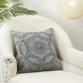 thumbnail image 3 of Saro Lifestyle Embroidered Mosaic Delight Throw Pillow Cover, 3 of 3