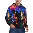 thumbnail image 2 of Saiise Five Nights At Freddy'S Men's Graphic Print Long Sleeve Drawstring Hoodie Pullover Sweatshirt-4X-Large, 2 of 6