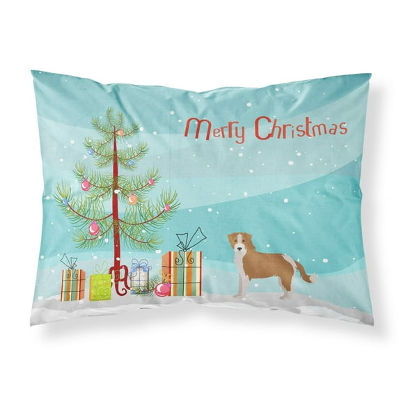 Carolines Treasures CK3466PILLOWCASE Kromfohrlander Christmas Tree Fabric Standard Pillowcase Standard multicolor