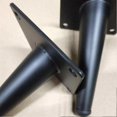 thumbnail image 3 of Cone-Shaped Metal Furniture Legs, 20cm Height, Black Finish, Anti-Slip and Noiseless for Sofas, Cabinets, and Tables, 3 of 5