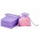 thumbnail image 3 of 200 bolsas de organza moradas con cordón ajustable de 7,6 x 10,2 cm (3 x 4 pulgadas), ideales para regalos, dulces, joyas, bodas, fiestas y Navidad., 3 of 9