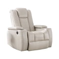 thumbnail image 4 of JONPONY Home Power Recliner Chair with USB Ports and Cup Holders,Electric Home Theater Seating with Hidden Arm Storage,Beige, 4 of 11