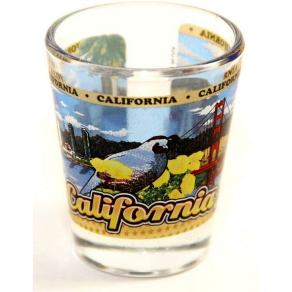 California State Wraparound Shot Glass