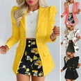 thumbnail image 5 of Ladies With Pockets Blazer And Skirt Set Slim Fit Formal Suit Sets Long Sleeve Two Piece Outfit, 5 of 5