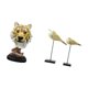 thumbnail image 5 of Escultura de mesa,Escultura de cabeza de tigre Estatua moderna de sobremesa,Figura de cabeza de animal para decoración de escritorio de resina.,Estatuas de pájaros,Estatuas de pájaros de, 5 of 8