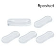 thumbnail image 5 of 5pcs Universal Toilet Seat Bumper Kit-Super Glue Toilet Cover Bumper Bidet Toilet Bumper Toilet-Silent Anti-Collision Transparent Rubber Pad Furniture Silencing Shock Pad Anti-Collision Pad, 5 of 10