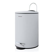 Blomus 68993 3 Litre Tubo Pedal Bin Wastepaper Basket, Microchip