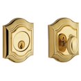 thumbnail image 1 of Baldwin 8237003 Bethpage Deadbolt - Lifetime Polished Brass, 1 of 1
