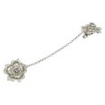 thumbnail image 1 of Clip de Chandail Fermeture Foulard Clip Col Pointes Broche en Strass, 1 of 7
