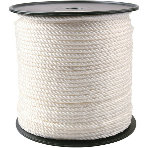 Do it Best 3/8 In. x 450 Ft. White Twisted Nylon Rope 700398