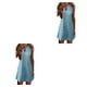 thumbnail image 1 of Minnieouse Vestido casual estampado casual sin mangas estético vestido de viaje playa vacaciones club baile mujer ropa de verano Type53 NO53, 1 of 6