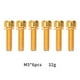 thumbnail image 4 of Paquete de 6 tornillos Eigraketly para vástago de bicicleta Acero inoxidable M5 M6, 4 of 6