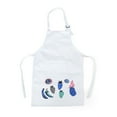 thumbnail image 6 of Opromo Durable Cotton Canvas Kids Aprons with Pocket, String Adjustable, 23" x 17"-Grid-12 pack, 6 of 6