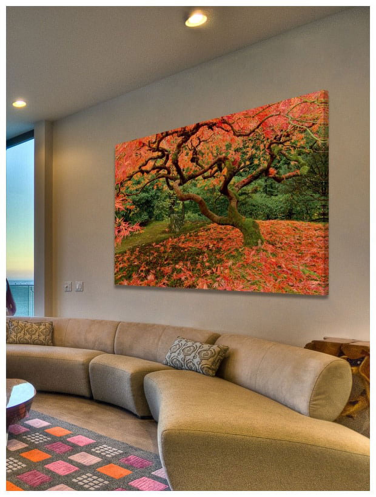 Marmont Hill "Fallen Leaves" Painting Print on Canvas