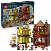 LEGO Harry Potter Quality Quidditch Supplies & Ice Cream Parlour - Kids Toy - Diagon Alley Building Set for Boys and Girls 8 - Harry Potter Collectible - Gift Idea for Birthdays - 76452