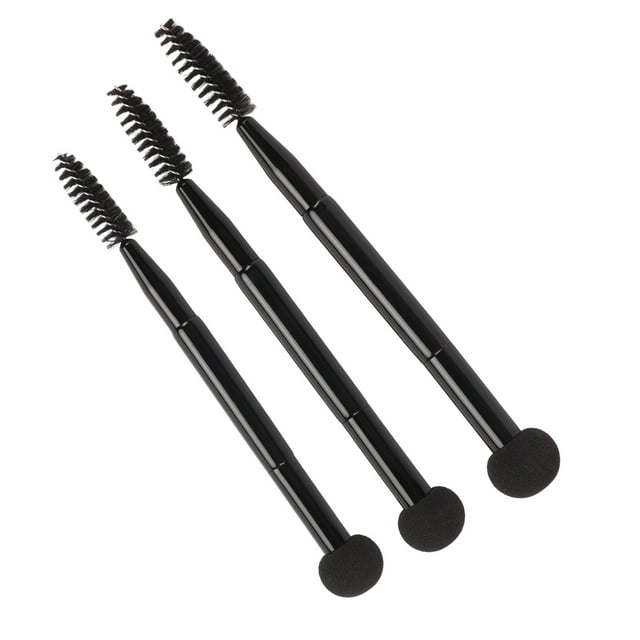Cepillo Para Cejas, Cepillo De Esponja De Maquillaje Portátil De Doble Punta, Herramienta Cosmética Profesional Con Cabeza De Hongo Para Viajes Para Maquilladores