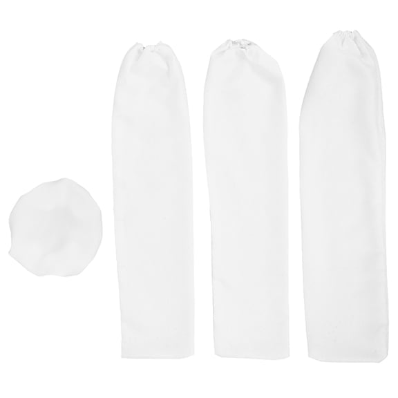 UPOUART White Ceiling Fan Blade Covers, Soft Fabric Set with Easy Installation for Dust and Storage