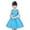 bleu, variante sur Robe Longue Formelle en Sequins Robe en Maille Couleur Unie Col Rond Sans Manches Robe de Performance Jupe en Maille