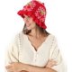 thumbnail image 4 of Crochet Bucket Hat for Women Handmade Floral Hat Portable Knitted Elastic Cute Beach Hat for Vacation Traveling, 4 of 5