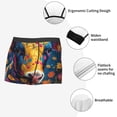 thumbnail image 5 of Rateoe Colorful Daisy Sunflower Cow Mens Boxer Briefs Poly Spandex Performance Boxer Briefs Underwear Hem Boxer Briefs - Large, 5 of 8