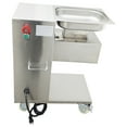 thumbnail image 2 of Commercial Stainless Steel Meat Cutting Machine Meat Slicer with 8mm Blade, 2 of 25