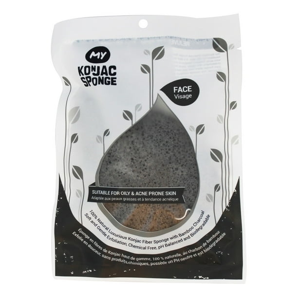 My Konjac Sponge All Natural Konjac Face Sponge with Added Bamboo