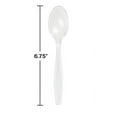 thumbnail image 2 of Touch of Color Clear Plastic Spoons 24 Pack 10551, 2 of 2