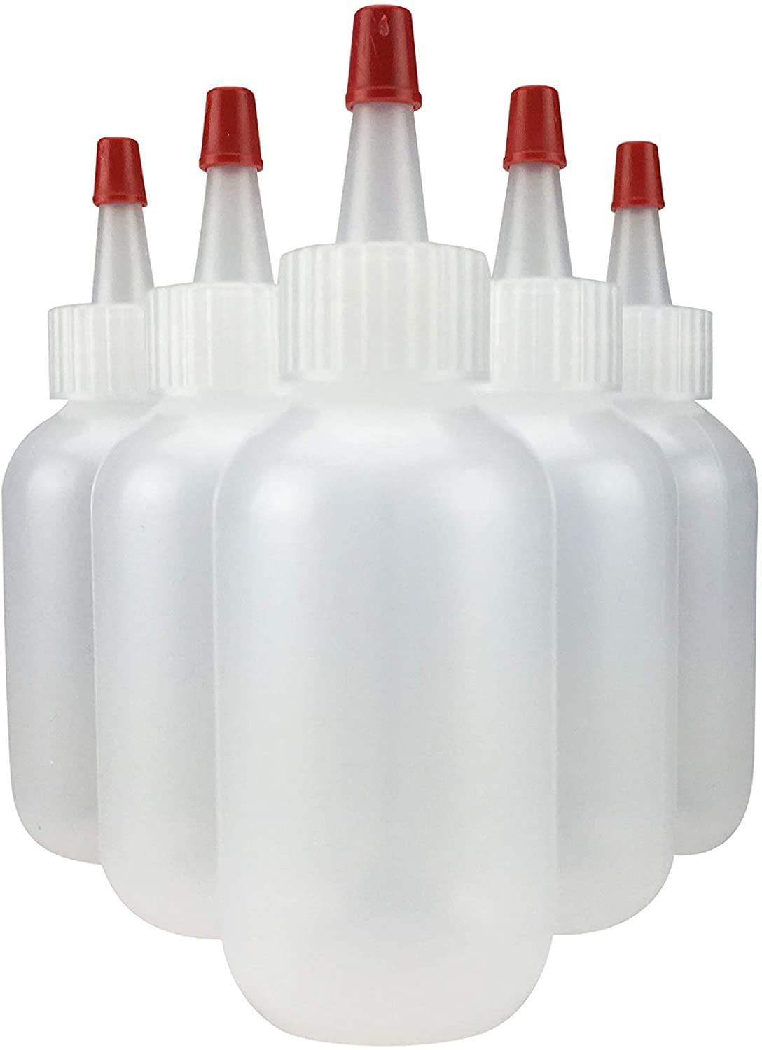 Yorker Bottle - .25 oz - LDPE - Spout Cap - Qty 25 (Cake Decorating, Hair  Dye, Liquid Container) by Sponix BioRx