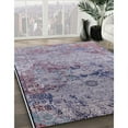 thumbnail image 2 of Ahgly Company Indoor Rectangle Mid-Century Modern Purple Oriental Area Rugs, 7' x 9', 2 of 6
