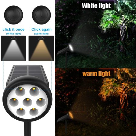 Solar Landscape Lights Solar Lights Outdoor 400 Lumens 3000K/6000K