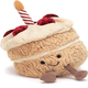 thumbnail image 1 of Refurbished Jellycat Offical Amuseables Birthday Cake Soft Stuffed Cuddly Plush 4 7 inc, 1 of 1