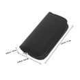 thumbnail image 2 of unbranded Estuche Organizador Negro Para Tarjetas De Con 22 Ranuras Y Cierre Con Cremallera, 2 of 6