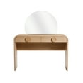 thumbnail image 4 of Moonrise Natural Ash 2-Drawer Vanity Desk, 4 of 5