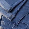 thumbnail image 6 of EaskTriop Men's Casual Comfort Stretch Tapered Pants, Synthetic Lightweight Jeans Look Trousers, Slim Fit 5-Pocket Classic Slacks, 6 of 6