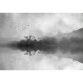 thumbnail image 2 of Hammer, Jacqueline 32x24 White Modern Wood Framed Museum Art Print Titled - Misty Reflections, 2 of 4