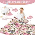 thumbnail image 3 of Pioneer Flower Floral Print Pattern Toddler Nap Mats for Kids Preschool,Sleeping Mat Bag or Kids,Toddler Sleeping Bag,Toddler Nap Mat or Daycare, 3 of 6