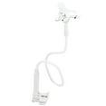 thumbnail image 2 of EeaseCA Gooseneck Phone Holder with Clip Base Flexible Long Arm Bracket for Cellphone Tablet E-Reader (White), 2 of 7