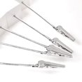 thumbnail image 2 of Cosmos 5 Pcs Cube Base Clips Mémo avec Pince Crocodile pour Afficher Numéros Cartes Nom Photos (Blanc), 2 of 4