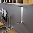thumbnail image 6 of YIGII Paper Towel Holder Wall Mount Under Cabinet for Kitchen Roll Paper Adhesive Stainless Steel Silver Paper Towel Rack, 6 of 7
