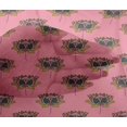 thumbnail image 4 of oneOone Viscose Chiffon Fabric Lotus Block Print Fabric By The Yard 42 Inch Wide, 4 of 4